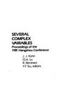 Several complex variables : proceedings of the 1981 Hangzhou conference