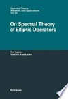 On spectral theory of elliptic operators