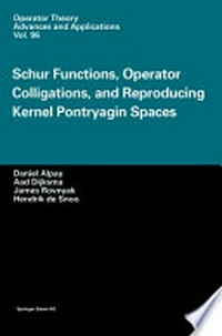 Schur functions, operator colligations, and reproducing kernel Pontryagin spaces