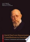 David Paul von Hansemann: Contributions to Oncology: Context, Comments and Translations