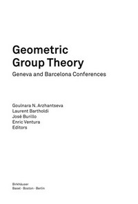 Geometric Group Theory: Geneva and Barcelona Conferences