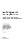 Modern Analysis and Applications: The Mark Krein Centenary Conference Volume 1: Operator Theory and Related Topics 
