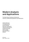 Modern Analysis and Applications: The Mark Krein Centenary Conference Volume 2: Differential Operators and Mechanics 