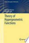Theory of Hypergeometric Functions