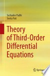 Theory of Third-Order Differential Equations