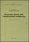 Recursion theory and computational complexity: 1. cicolo 1979 : Casa della Gioventu' Universitaria, Bressanone, 14-23 giugno 1979
