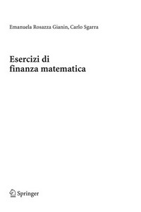 Esercizi di finanza matematica