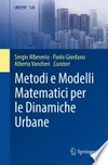 Metodi e Modelli Matematici per le Dinamiche Urbane