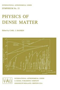 Physics of dense matter 