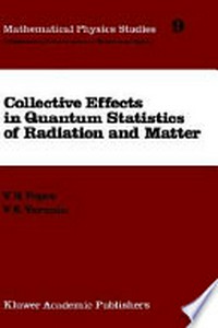 Collective effects in quantum statistics of radiation and matter 