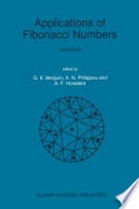 Applications of Fibonacci Numbers: Volume 6 Proceedings of ‘The Sixth International Research Conference on Fibonacci Numbers and Their Applications’, Washington State University, Pullman, Washington, U.S.A., July 18–22, 1994 /