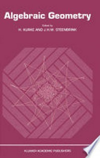 Algebraic Geometry: Proceedings of the Conference at Berlin 9–15 March 1988 /
