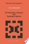 The Homology of Banach and Topological Algebras