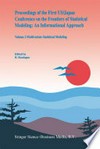 Proceedings of the First US/Japan Conference on the Frontiers of Statistical Modeling: An Informational Approach: Volume 2 Multivariate Statistical Modeling /