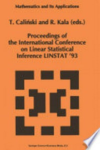 Proceedings of the International Conference on Linear Statistical Inference LINSTAT ’93