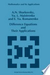 Difference Equations and Their Applications