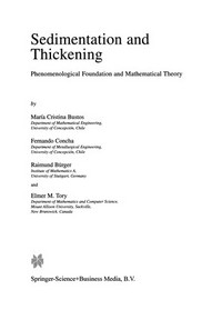 Sedimentation and Thickening: Phenomenological Foundation and Mathematical Theory /