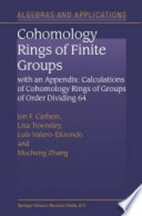Cohomology Rings of Finite Groups: With an Appendix: Calculations of Cohomology Rings of Groups of Order Dividing 64 /