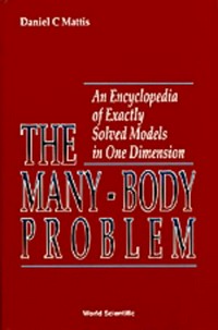 The Many-body problem: an encyclopedia of exactly solved models in one dimension 