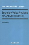 Boundary value problems for analytic functions
