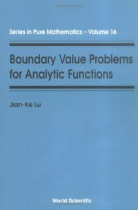 Boundary value problems for analytic functions