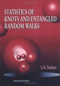 Statistics of knots and entangled random walks