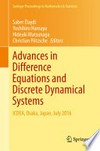 Advances in Difference Equations and Discrete Dynamical Systems: ICDEA, Osaka, Japan, July 2016