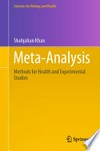 Meta-Analysis: Methods for Health and Experimental Studies /