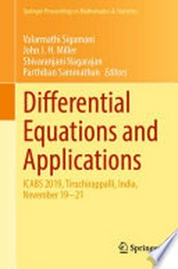 Differential Equations and Applications: ICABS 2019, Tiruchirappalli, India, November 19–21 /