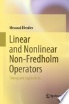 Linear and Nonlinear Non-Fredholm Operators: Theory and Applications /