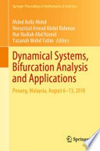 Dynamical Systems, Bifurcation Analysis and Applications: Penang, Malaysia, August 6–13, 2018 