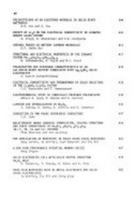 Materials for solid state batteries: proceedings of the regional workshop Singapore, 2-6 June 1986