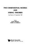Two dimensional models and string theories: S~ao Paulo, 6-11 September 1987