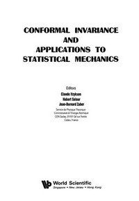Conformal invariance and applications to statistical mechanics