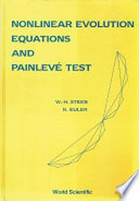Nonlinear evolution equations and Painlevé test